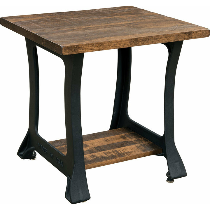 QW Amish Cast Iron End Table SLKS-CI2224