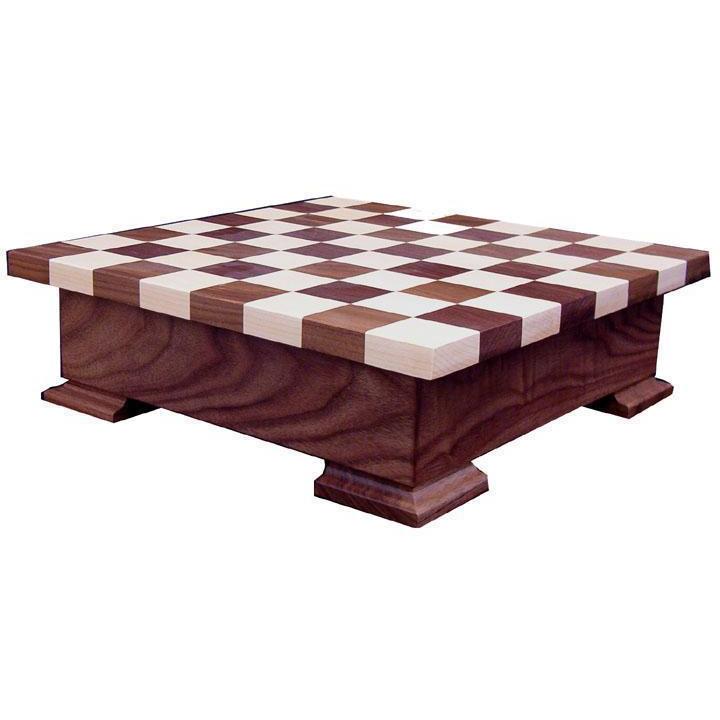 QW Amish Checker Board with Base and Wooden Pieces SELP-C080501