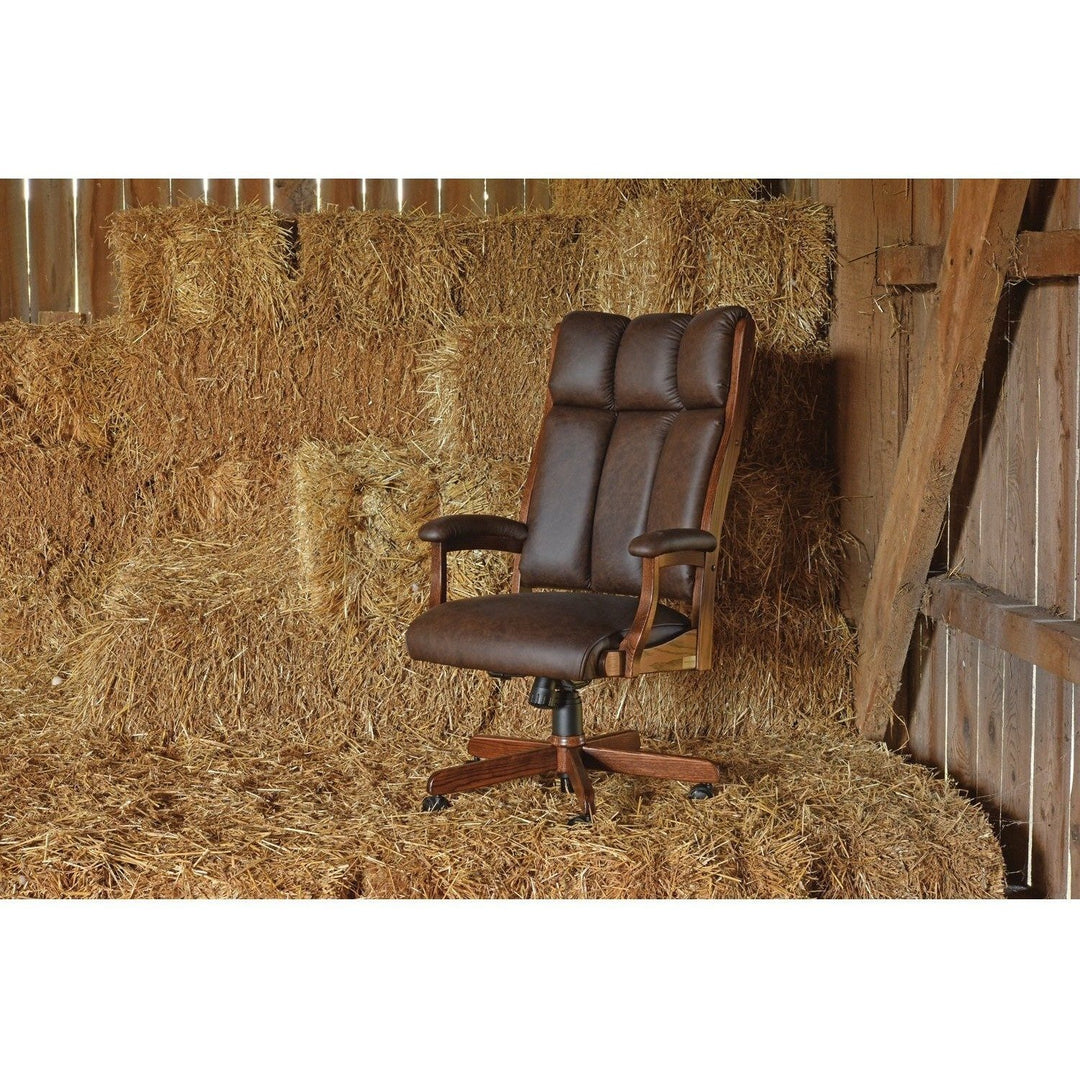 QW Amish Clark Executive Chair (with gas lift)