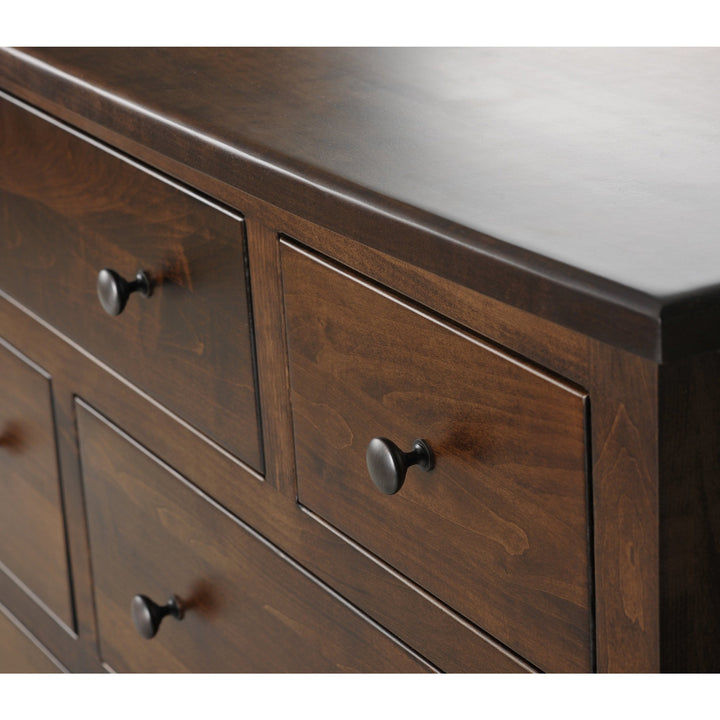 QW Amish Classic Shaker Dresser with Mirror Option