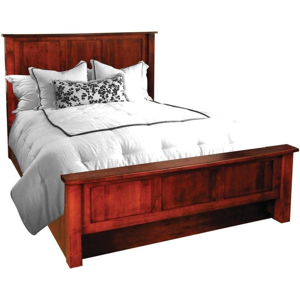 QW Amish Classic Shaker Panel Bed with Storage