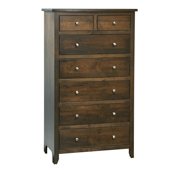 QW Amish Classic Shaker Seven Drawer Chest