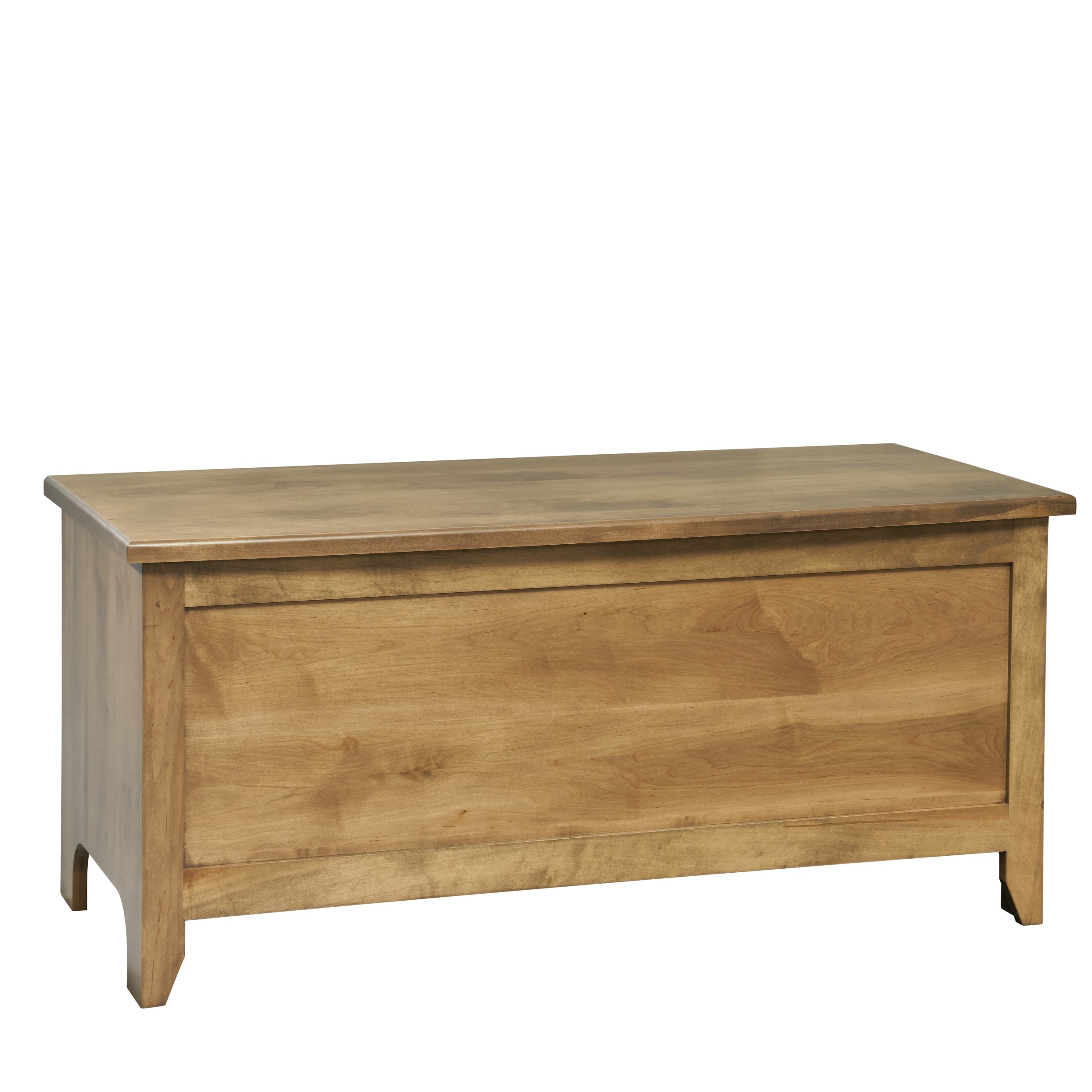 Oak blanket outlet box with drawer