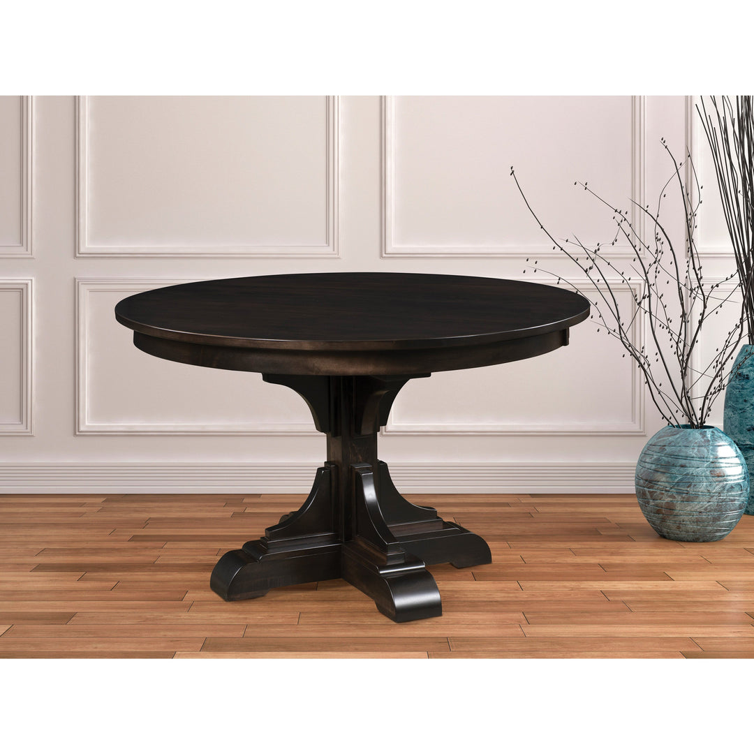 QW Amish Clifford Single Pedestal Table