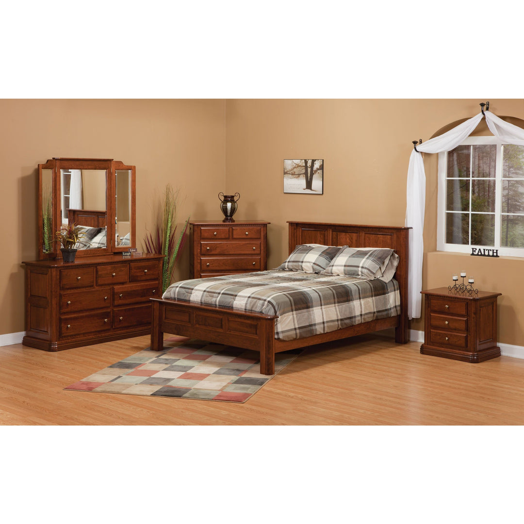 QW Amish Colonial Bed