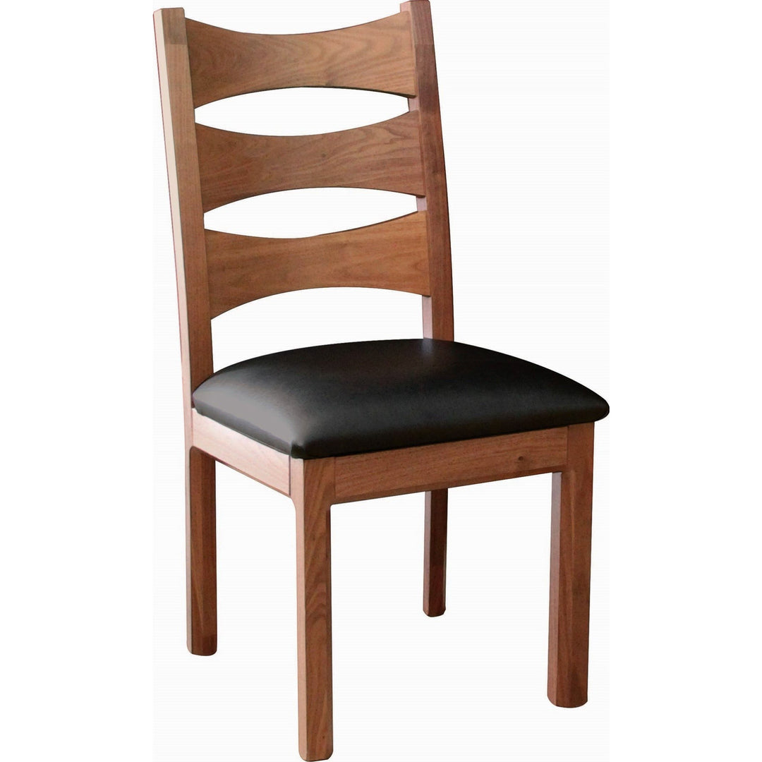 QW Amish Columbo Side Chair with Upholstered Seat