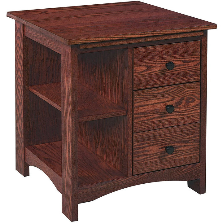 QW Amish Combo End Table