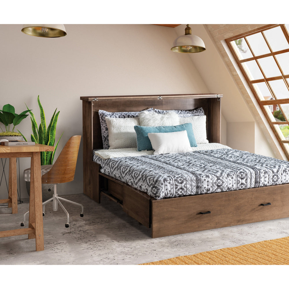 QW Amish Concord Murphy Cabinet Bed – Quality Woods Furniture