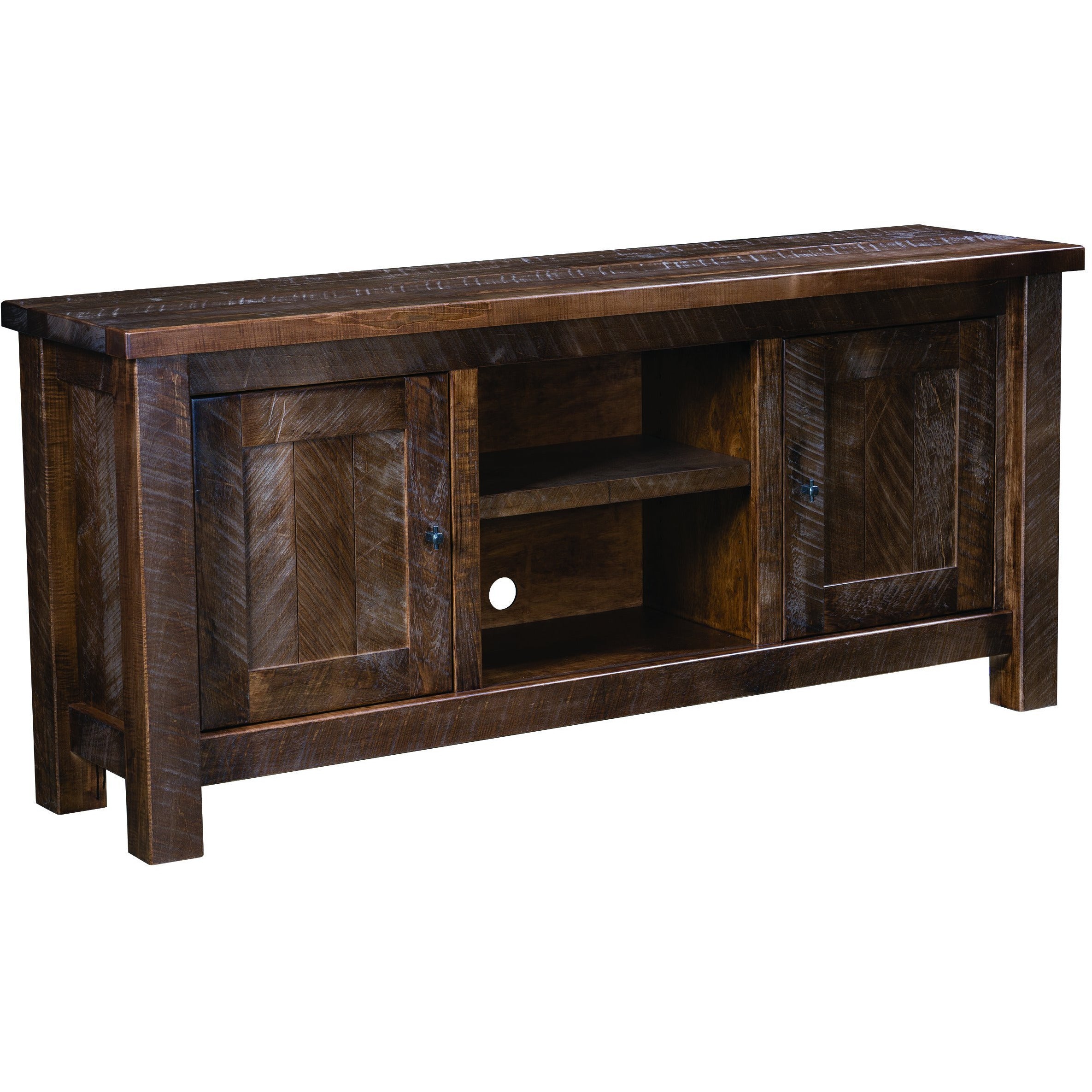QW Amish Conroe 72" TV Console - Thumbnail 2