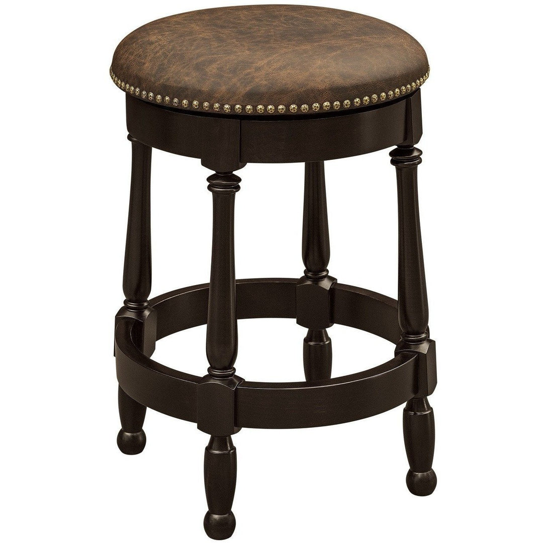 QW Amish Cosgrove Stool with Padded Seat