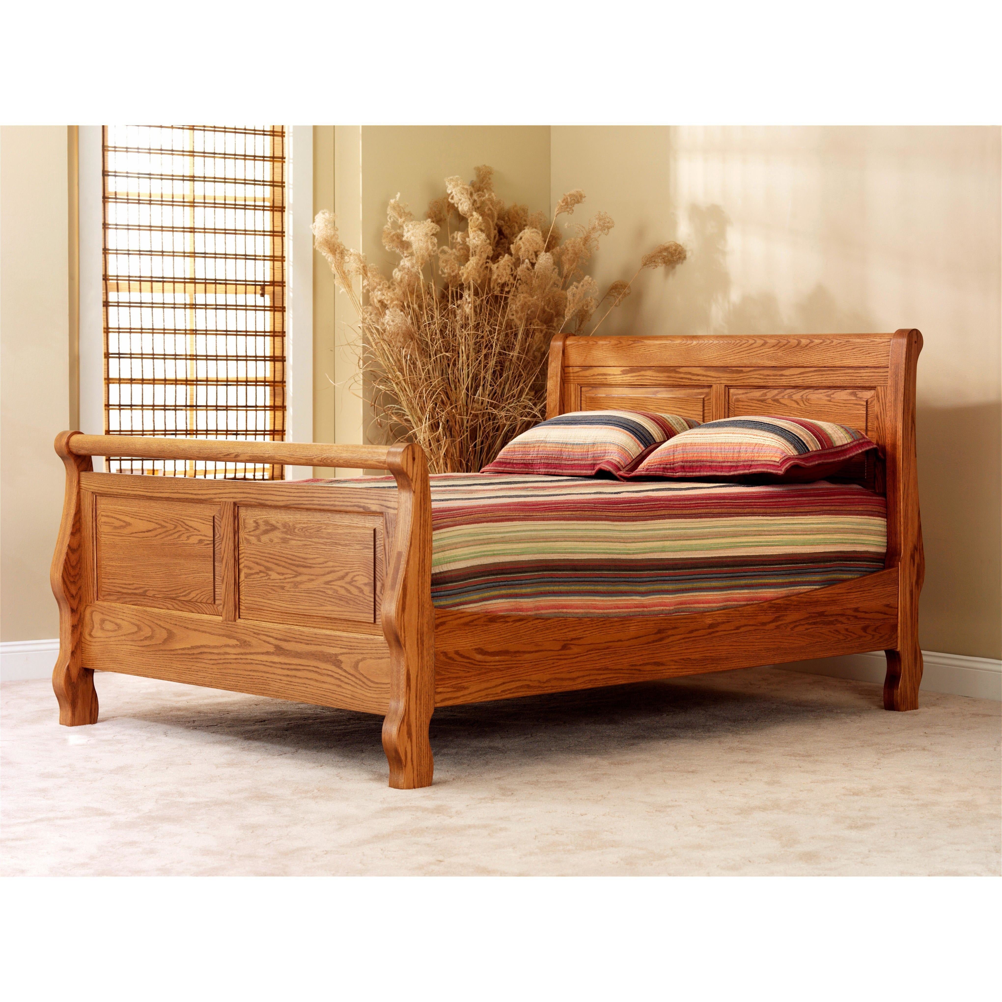 QW Amish Country Panel Sleigh Bed - Thumbnail 3
