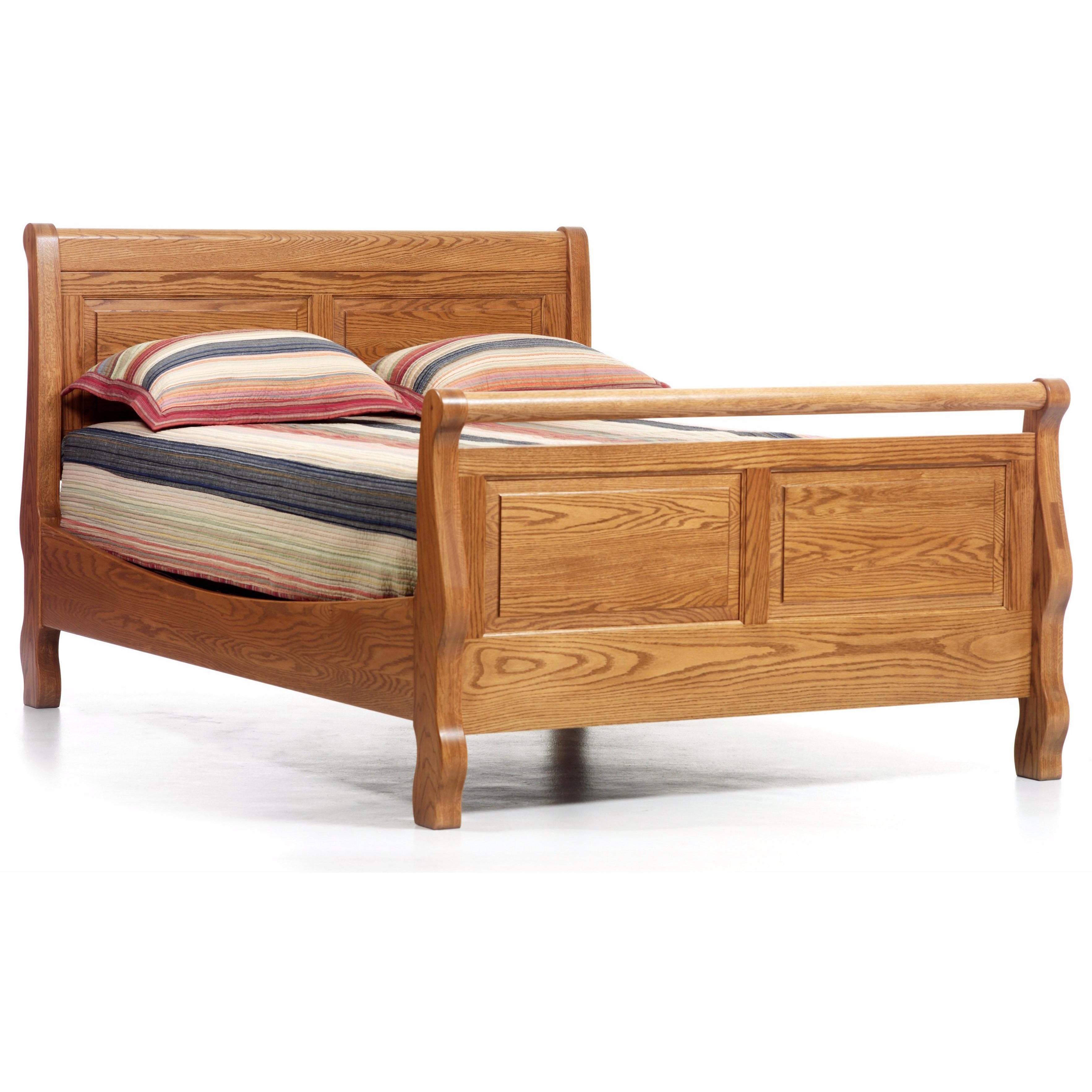QW Amish Country Panel Sleigh Bed - Thumbnail 2