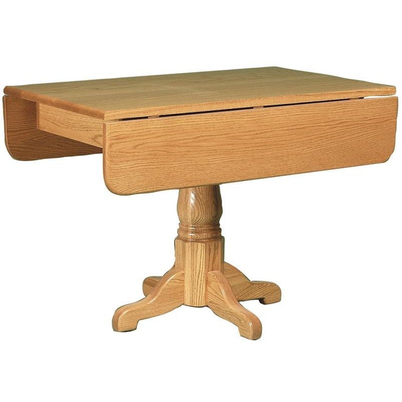 QW Amish Country Square Round Drop Leaf Table