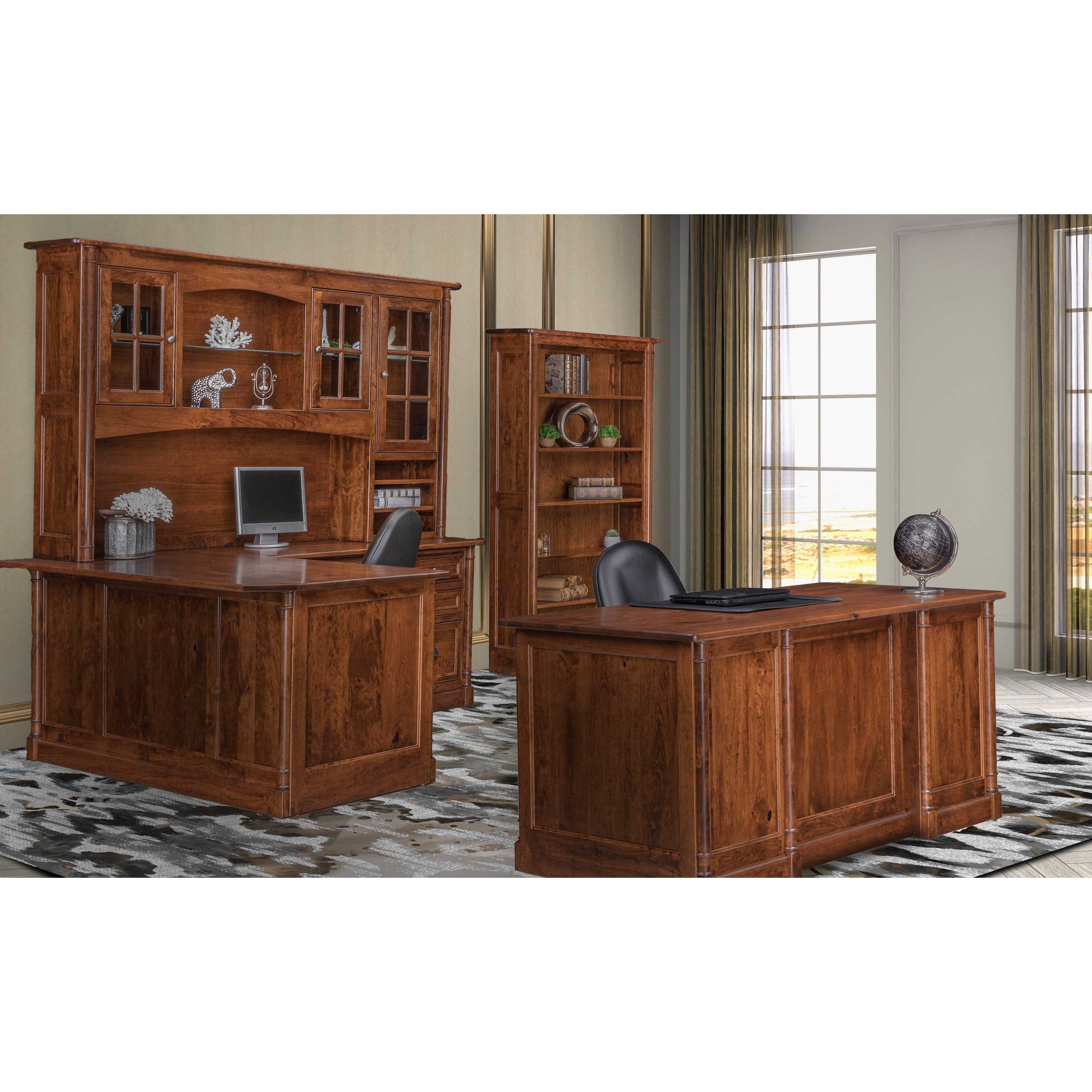 QW Amish Covington Executive Desk - Thumbnail 4