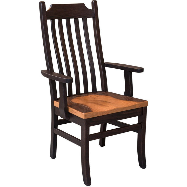 QW Amish Croft Barnwood Arm Chair