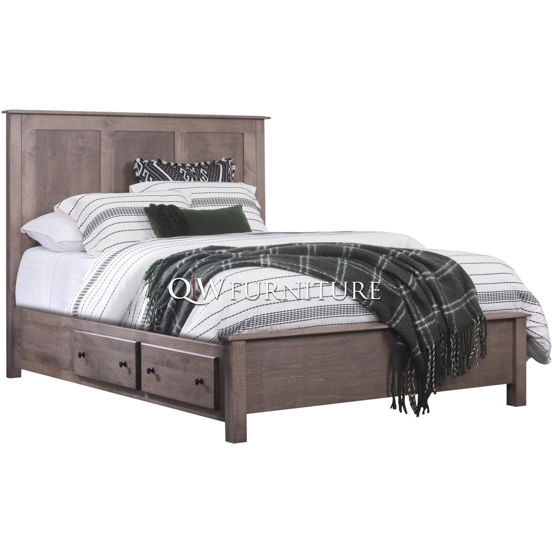 QW Amish Dallas 5pc Set with Storage Bed