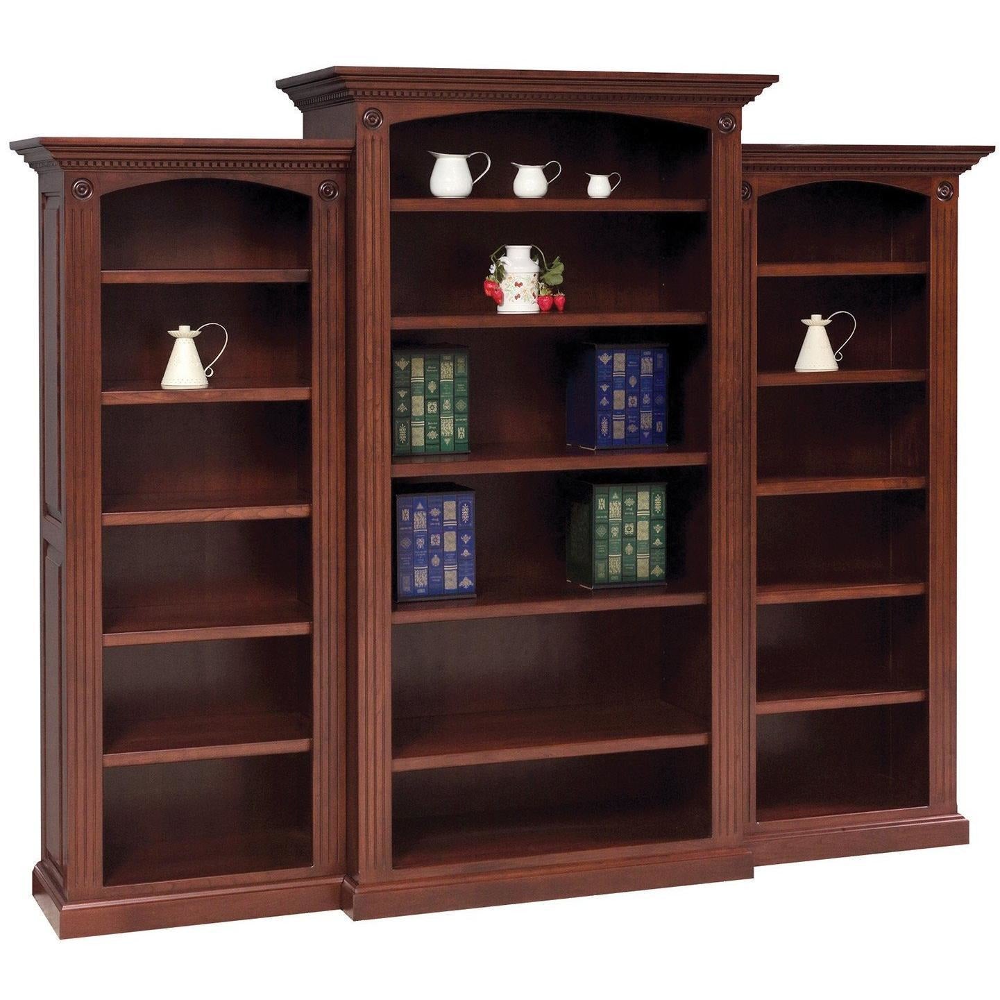 QW Amish Deluxe Bookcase 3pc Set