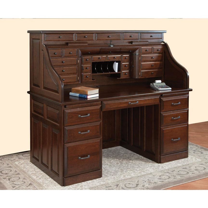QW Amish Deluxe Classic 62" Roll-Top Desk