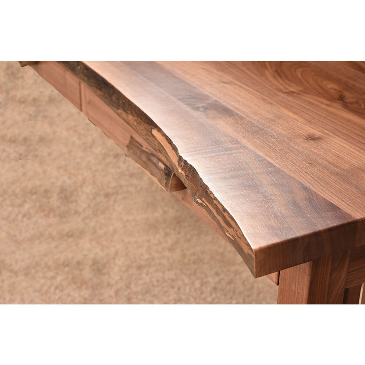 QW Amish Deluxe Live Edge 62" Roll-Top Desk