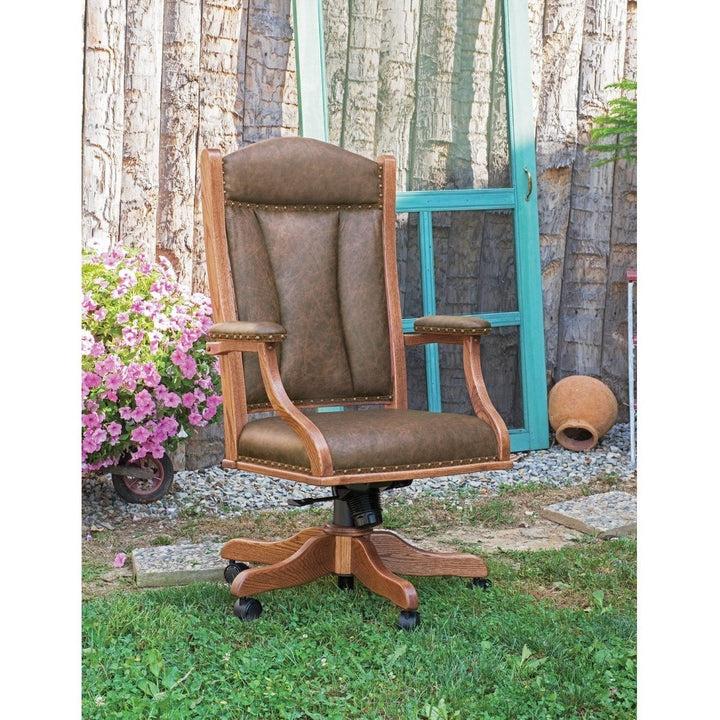 QW Amish Desk Chair (with gas lift)