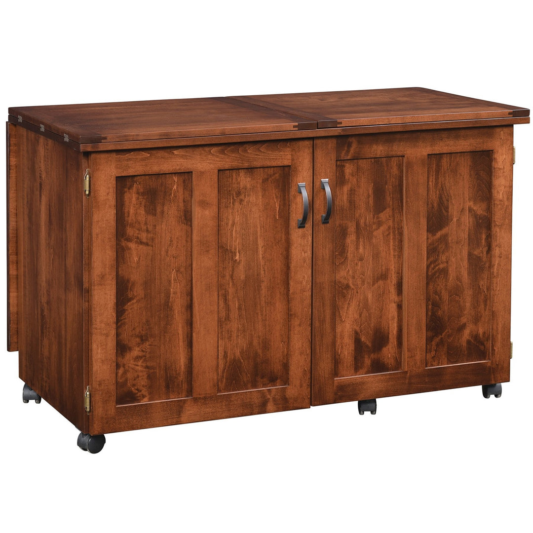 QW Amish Double Door Sewing Cabinet