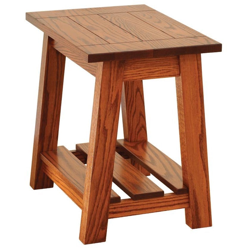 QW Amish Edgewood Chair Side End Table