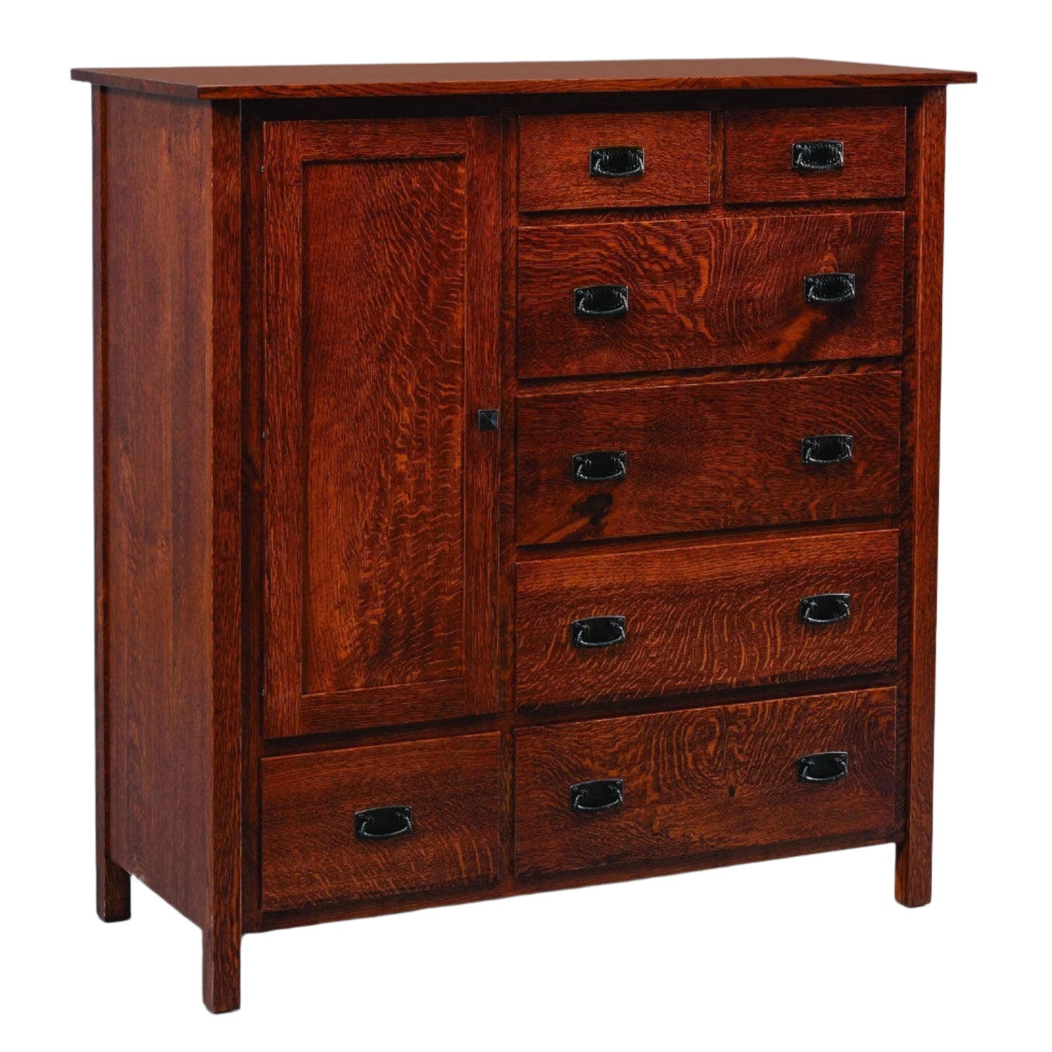 QW Amish Elkins Mission Door Chest