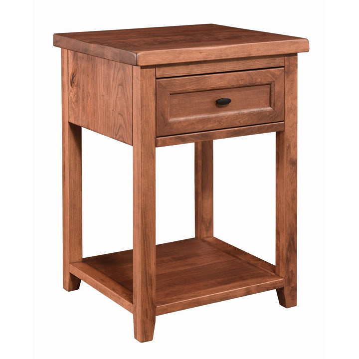 QW Amish Farmhouse 1-Drawer Open Nightstand