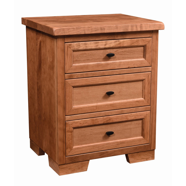 QW Amish Farmhouse 3 Drawer Nightstand