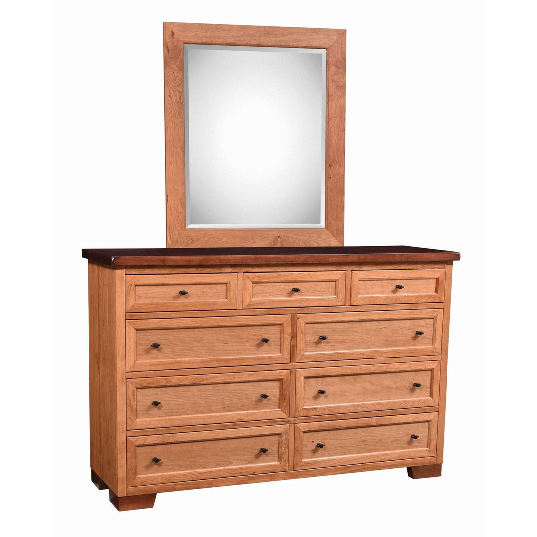 QW Amish Farmhouse High Dresser with Optional Mirror