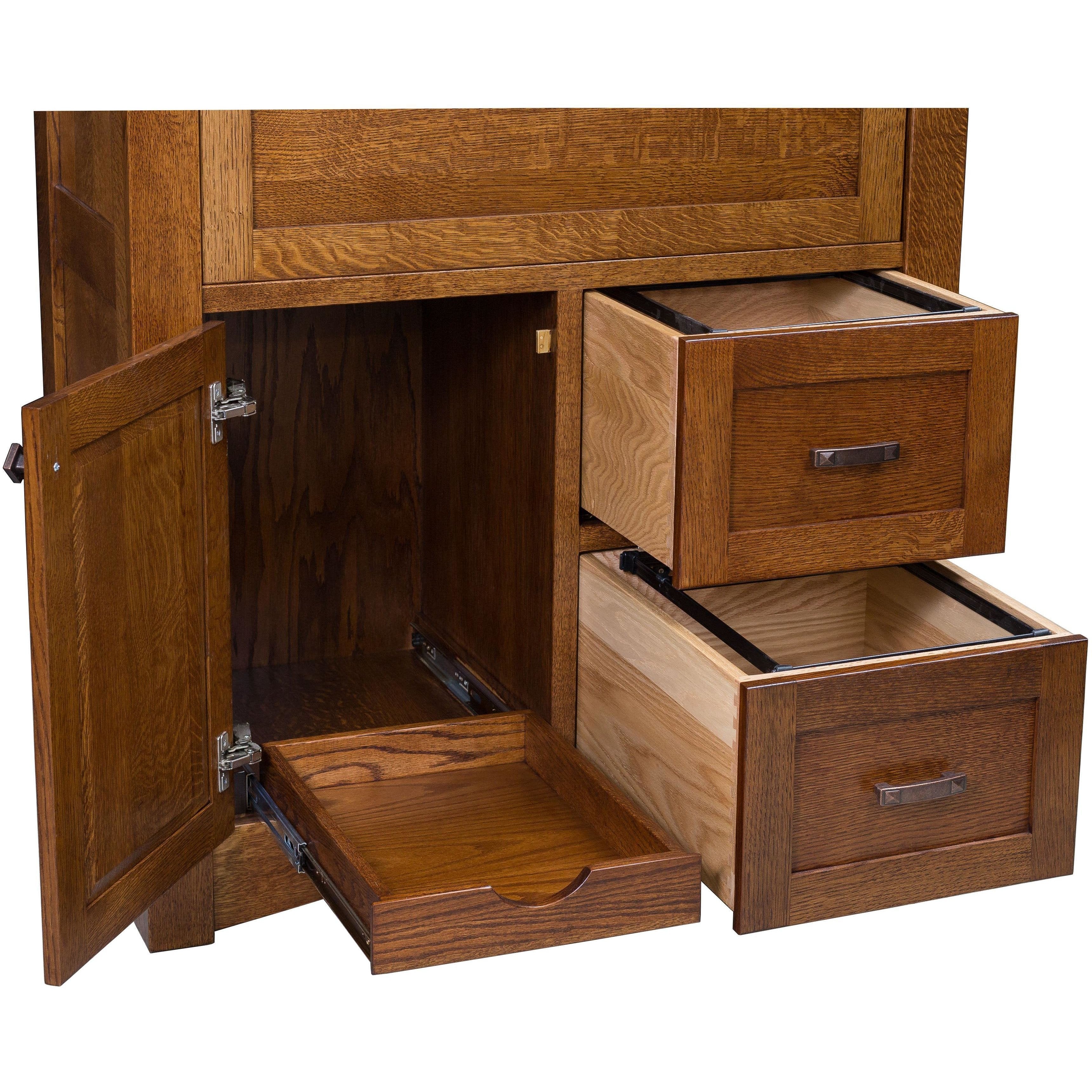 QW Amish Felix Secretary Desk - Thumbnail 2