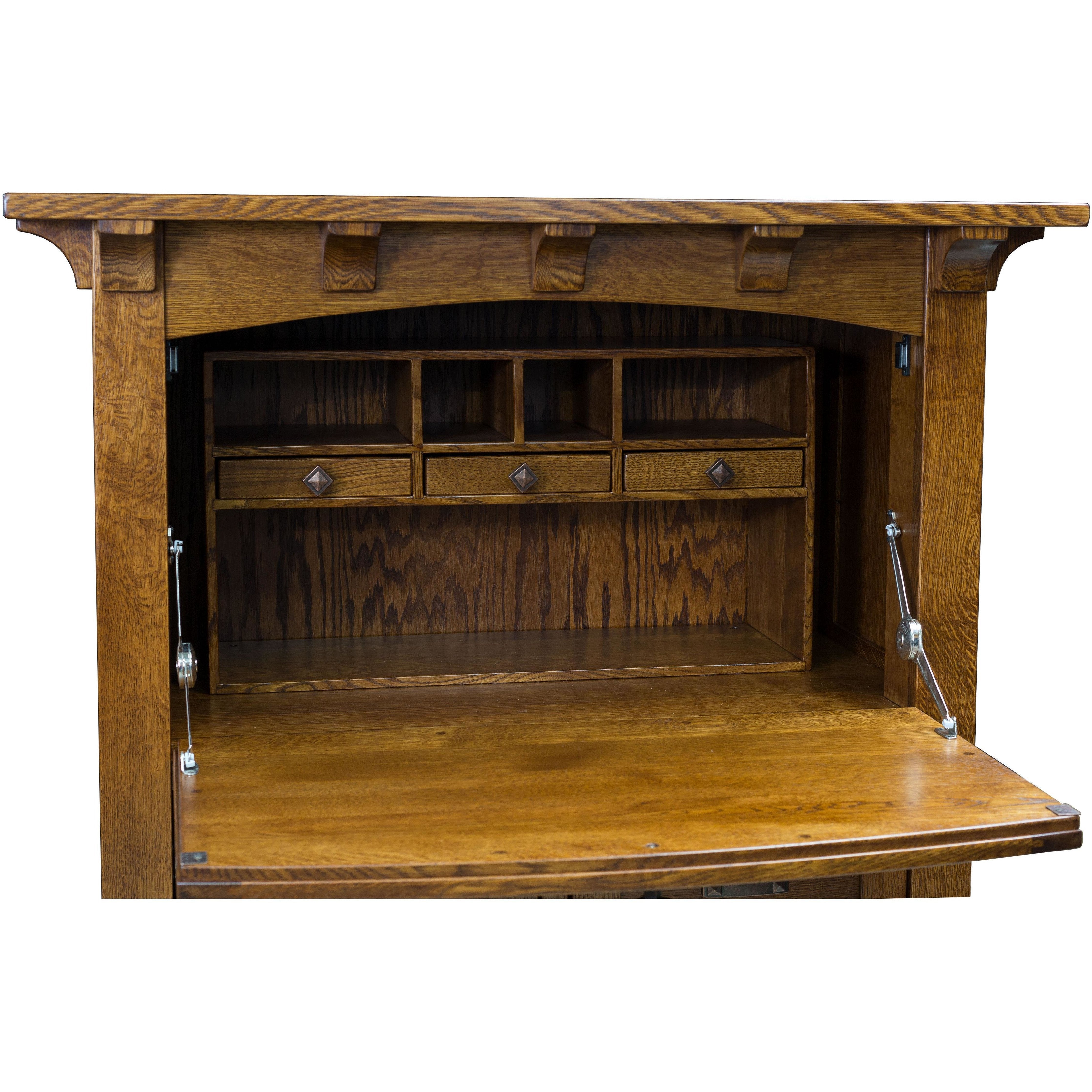 QW Amish Felix Secretary Desk - Thumbnail 3