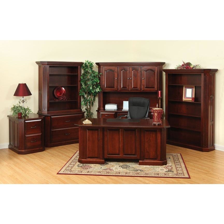 QW Amish Fifth Avenue Executive Desk - Thumbnail 2