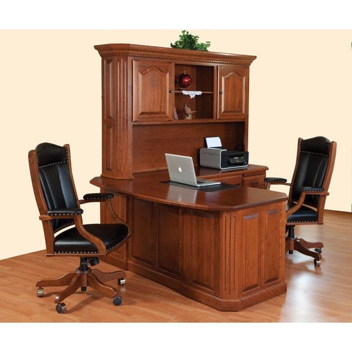 QW Amish Fifth Avenue L-Shape Desk - Thumbnail 3