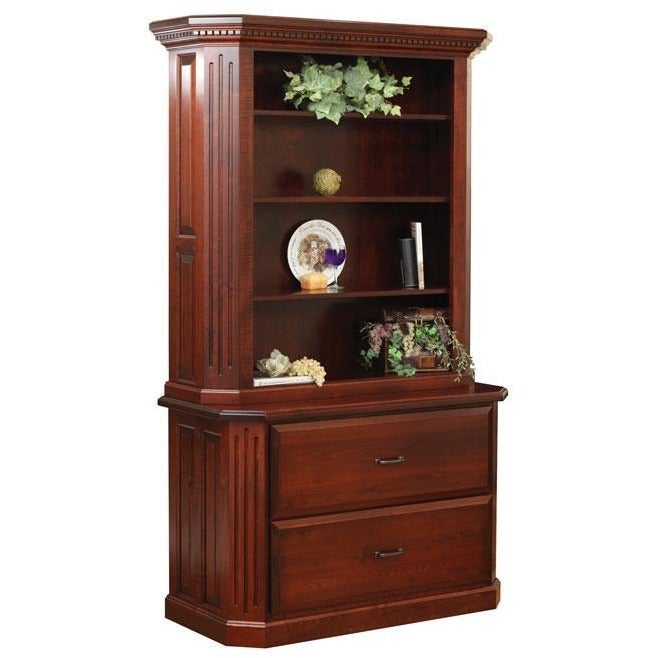 QW Amish Fifth Avenue Lateral File w/ Optional Hutch