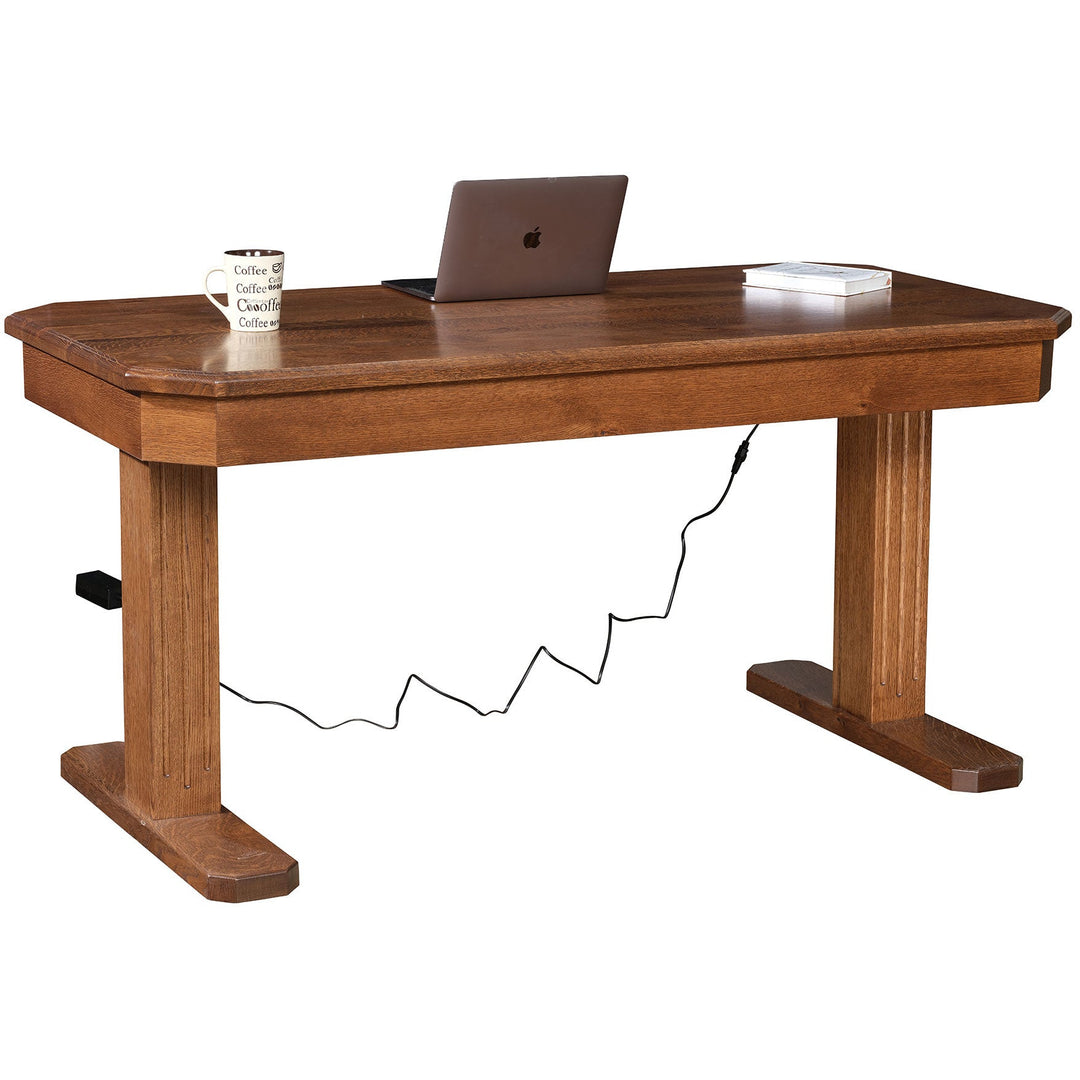 QW Amish Fifth Avenue Sit-To-Stand Desk