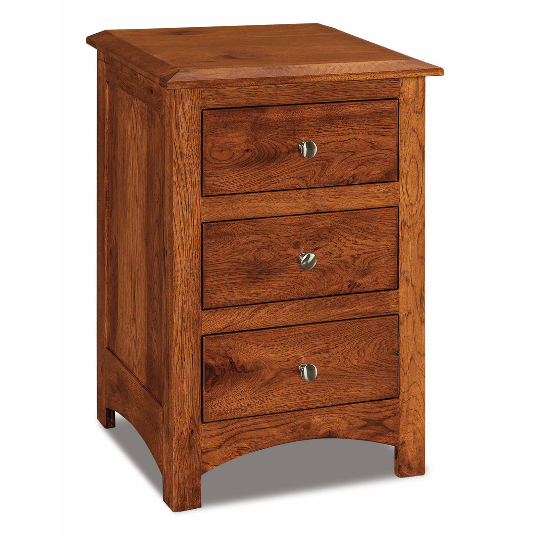 QW Amish Finland 3 Drawer Nightstand