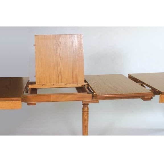 QW Amish Folding Leaf Leg Table 48x72 with/2 - 20"  Leaves WBFE-FOLDINGLEAFLEGTABLE4872