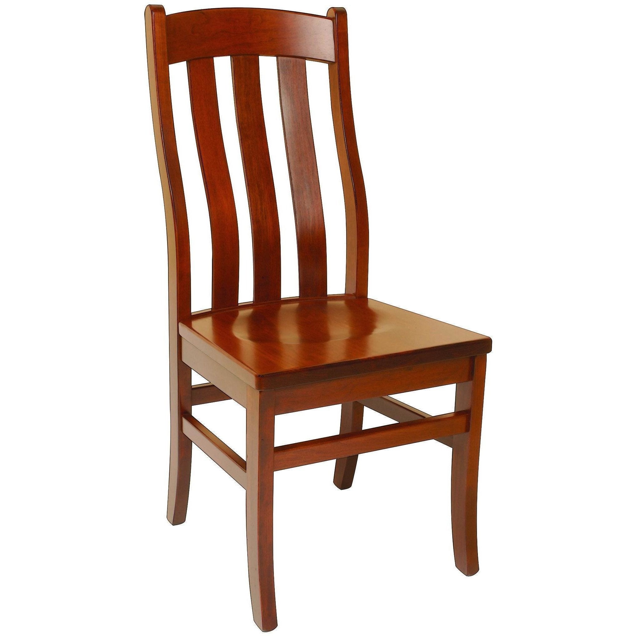 Amish cherry dining discount chairs