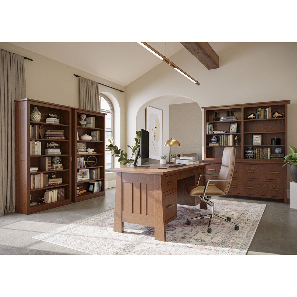 QW Amish Freemont Mission Desk with Optional Hutch