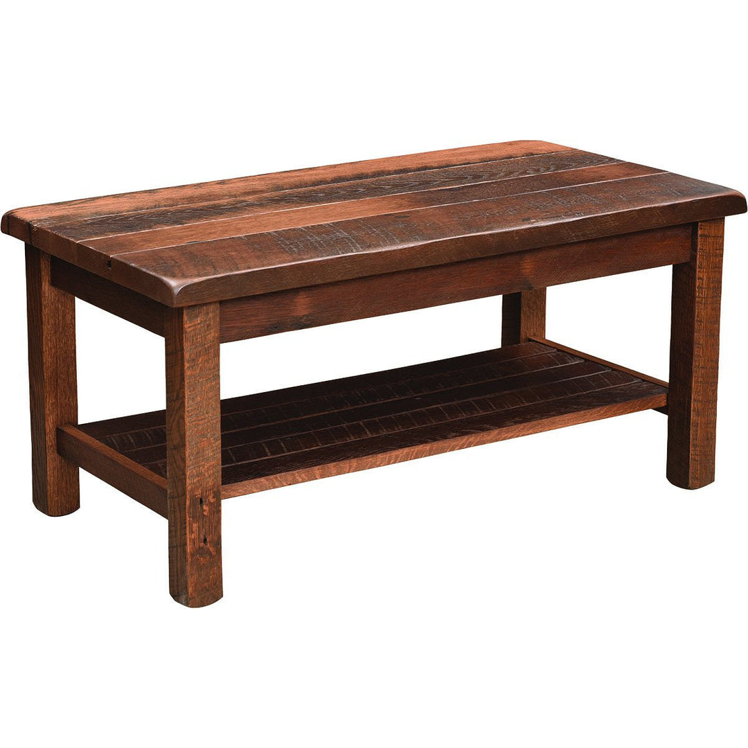 QW Amish Frontier Reclaimed Barnwood Coffee Table
