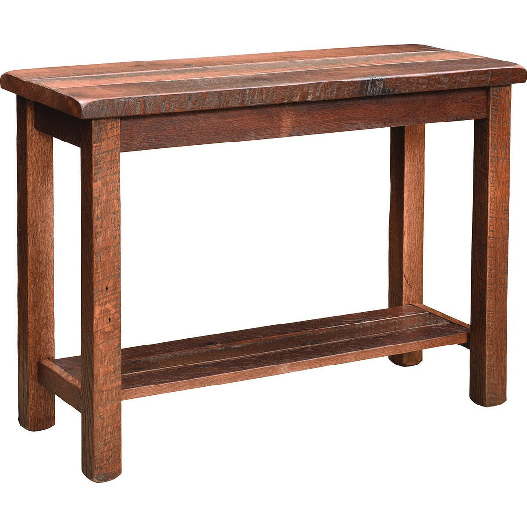 QW Amish Frontier Reclaimed Barnwood Sofa Table