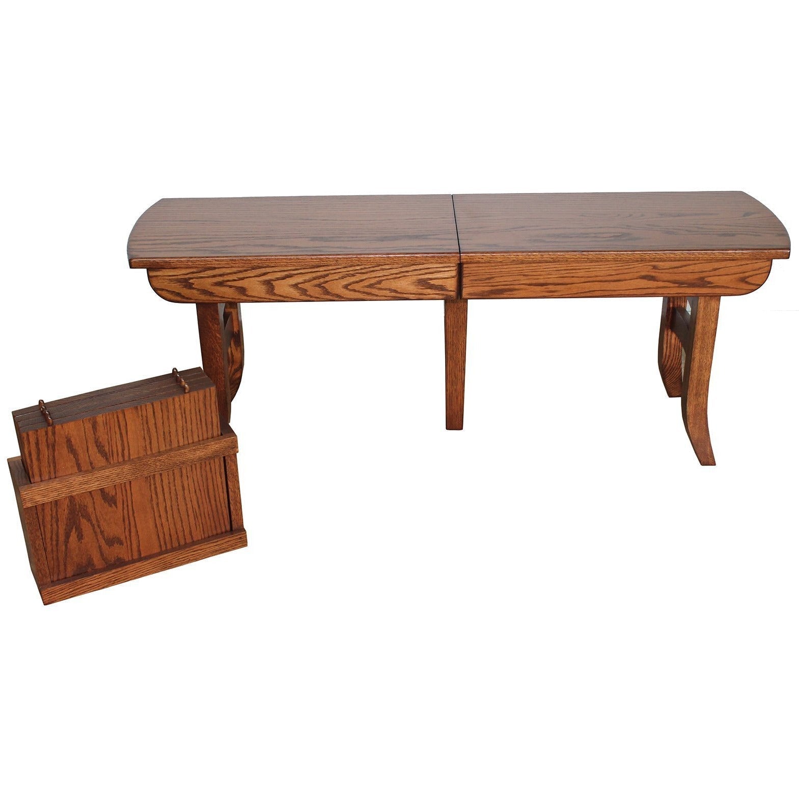 QW Amish Galveston Extend-A-Bench