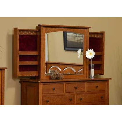 QW Amish Galveston Dresser & Mirror