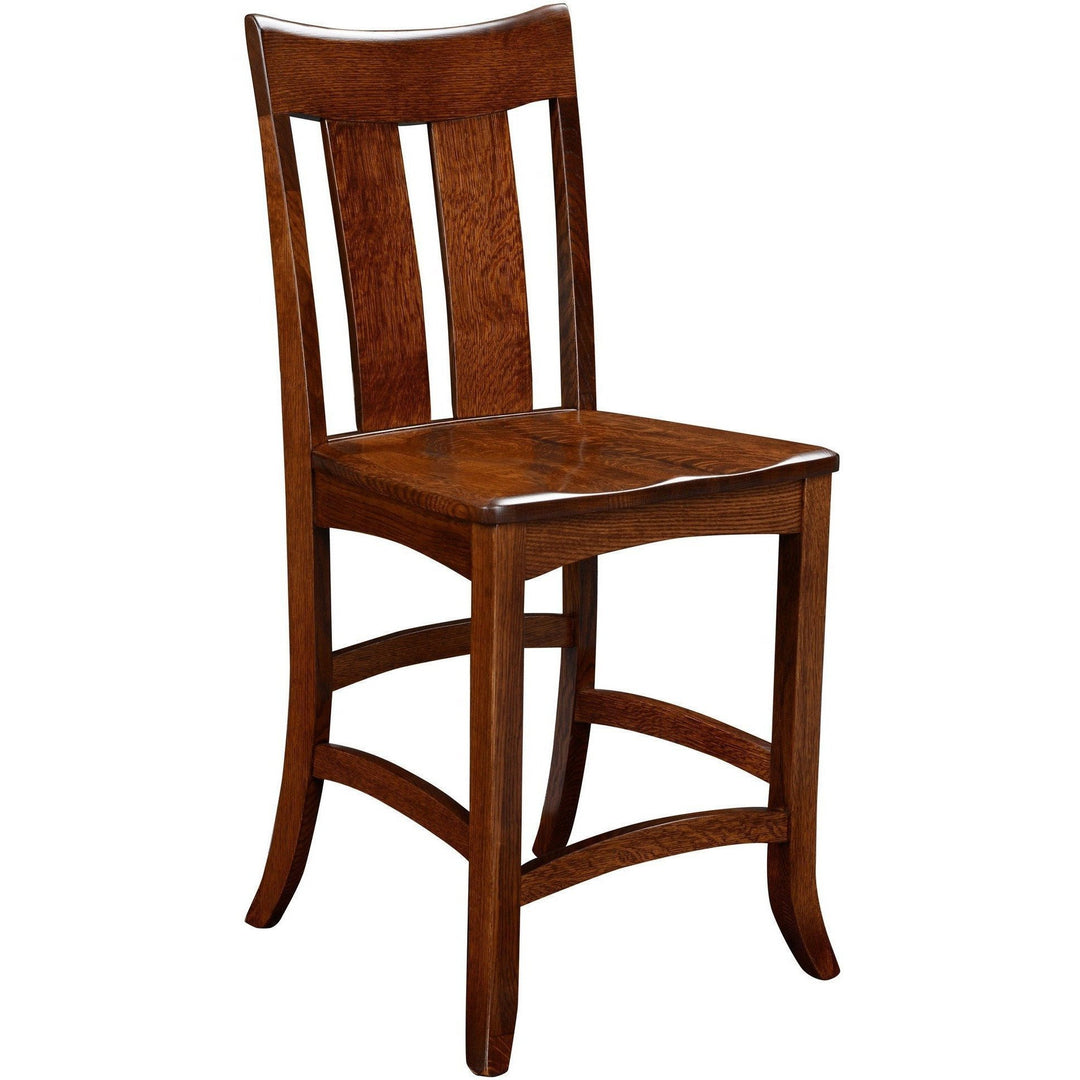 QW Amish Galveston Stationary Side Bar Chair