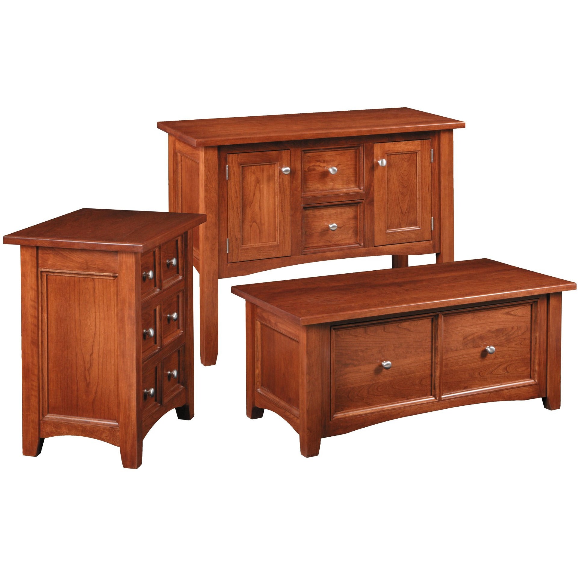 QW Amish Garnet Hill Enclosed End Table - Thumbnail 2