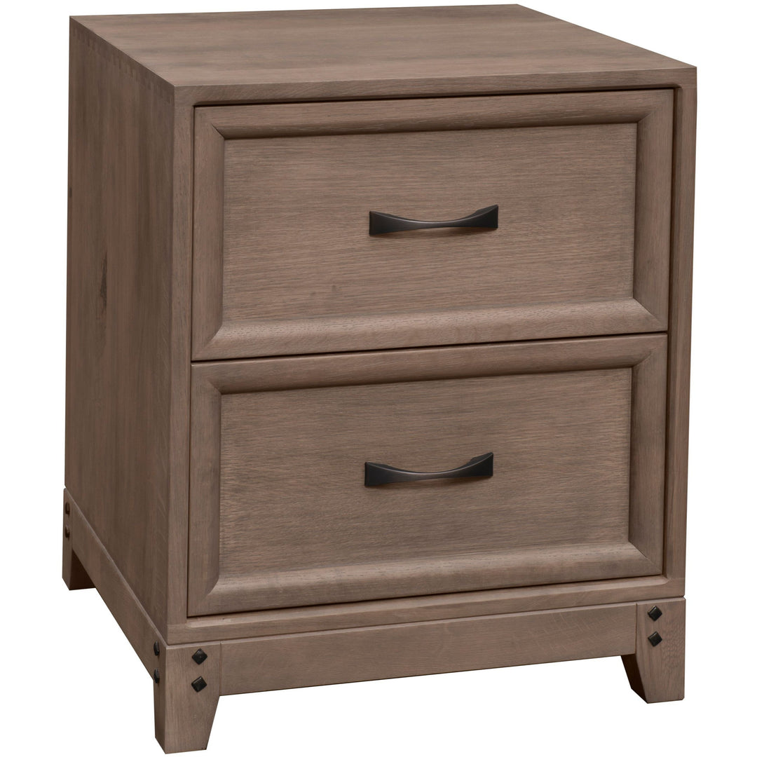 QW Amish Glendale 2 Drawer Nightstand