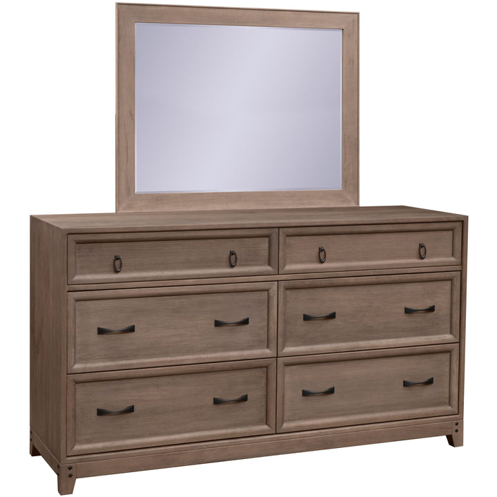 QW Amish Glendale Low Dresser with Optional Mirror