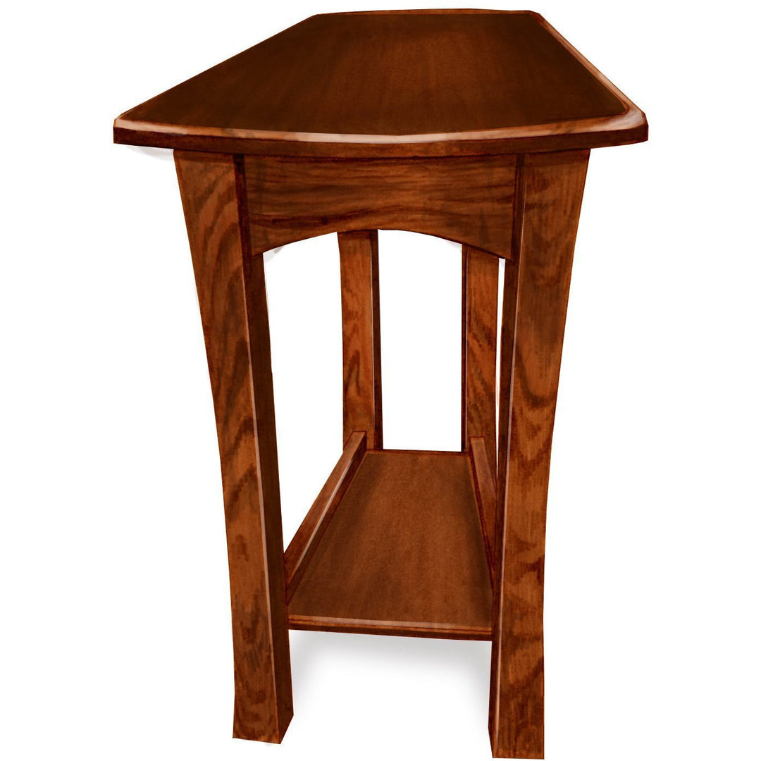 QW Amish Greenfield Small Wedge Table