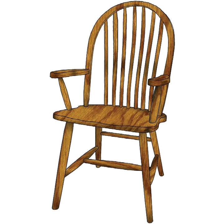 QW Amish Harvest Arm Chair WIPG-1741-DENVER